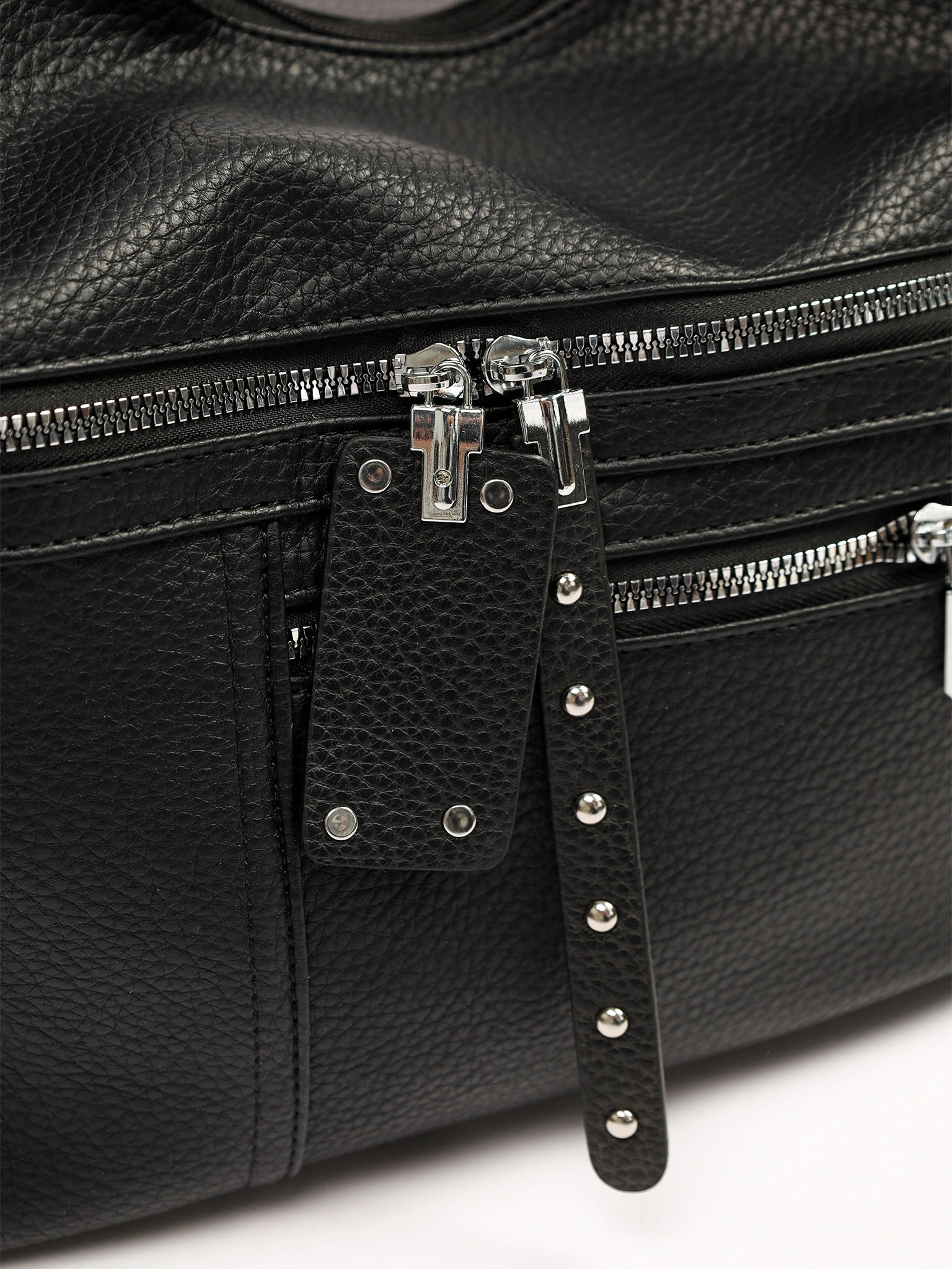 Сумка-шоппер с декоративными пуллерами в ассортименте